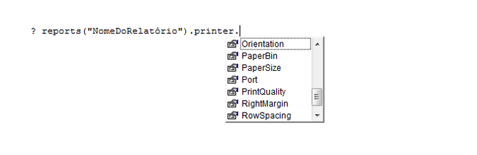 Lista coleo Printer